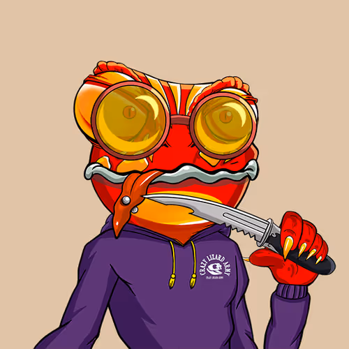 Crazy Lizard Army #8753