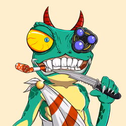 Crazy Lizard Army #5750