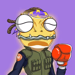 Crazy Lizard Army #5599