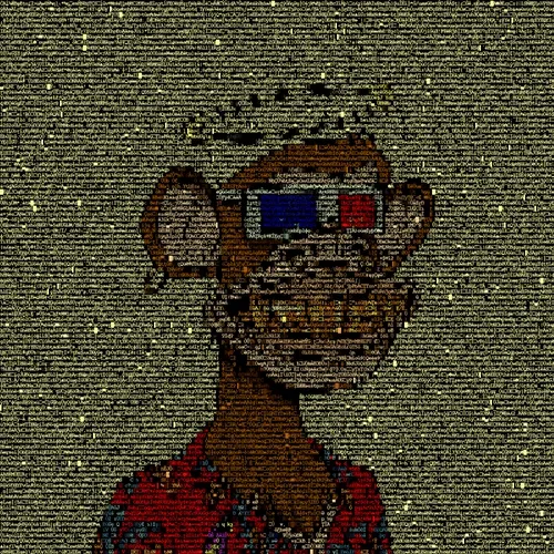 BORED APE ASCII CLUB #424
