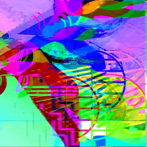 RGB Glitch Goat