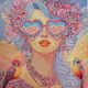 NFT Oil Painting Wonder Birds Divine Inspiration For Sale