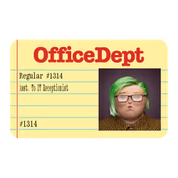 10.25 Ⓡ / week, Office Dept.