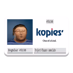 38.77 Ⓡ / week, Kopies