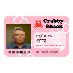 62.25 Ⓡ / week, Crabby Shack