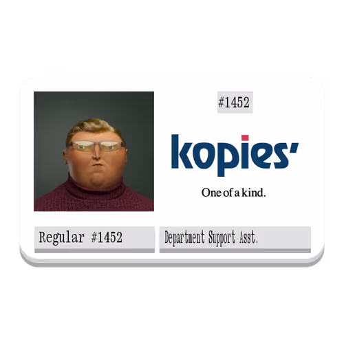 34.25 Ⓡ / week, Kopies