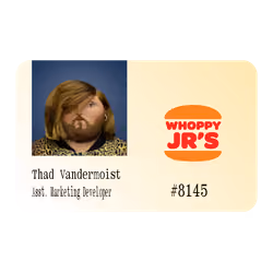 58.75 Ⓡ / week, Whoppy Jrs.