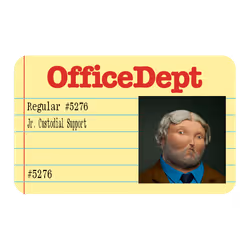 9.5 Ⓡ / week, Office Dept.