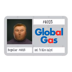 18.75 Ⓡ / week, Global Gas