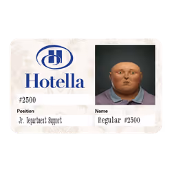 29.5 Ⓡ / week, Hotella