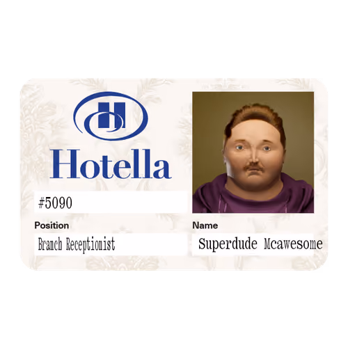 32.45 Ⓡ / week, Hotella