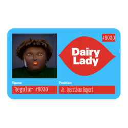20.5 Ⓡ / week, Dairy Lady