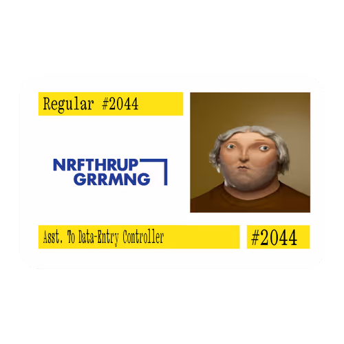 20 Ⓡ / week, Nrfthrup Grrmng