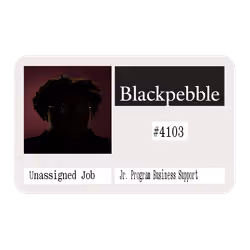 22.25 Ⓡ / week, Black Pebble