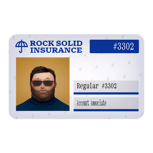 12.1 Ⓡ / week, Rock Solid Insurance