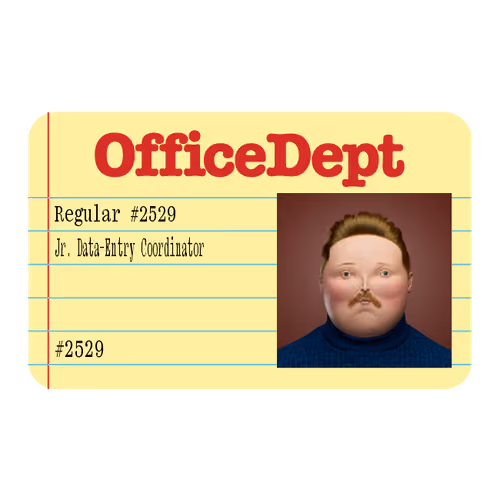10.75 Ⓡ / week, Office Dept.