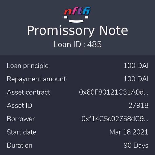 loan id #485