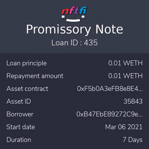 loan id #435