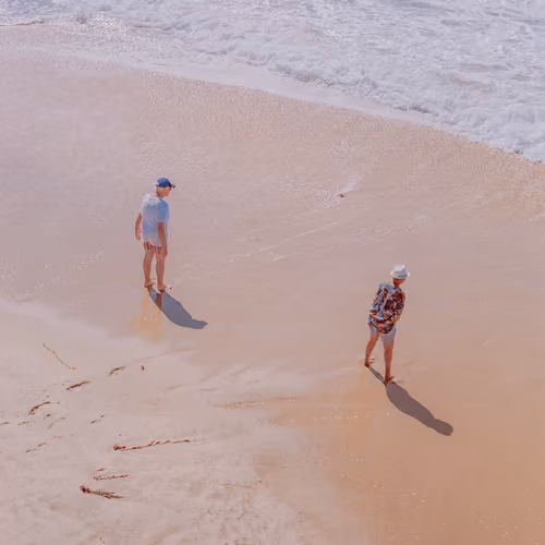 Couple in the Sand