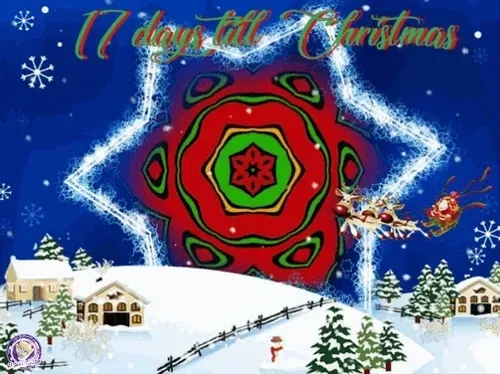 Christmas mandala 9