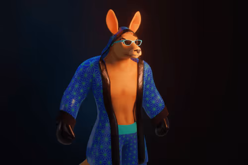 Kangaroo Boxer Champion - The Wizzardo