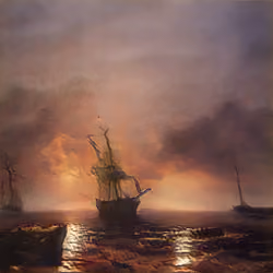 Sunset By The Sea #23, by JoaN Turnair