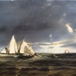 Fishermen By The Sea, by JoaN Turnair