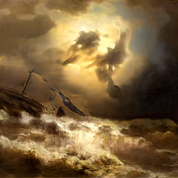 Shipwreck #3, by JoaN Turnair