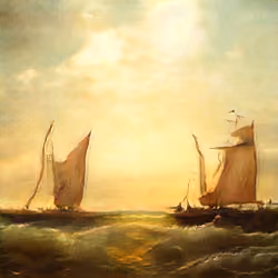 Sunset By The Sea #3, by JoaN Turnair