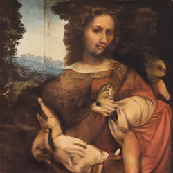 Madonna And The Child, by LeoN Daivinci