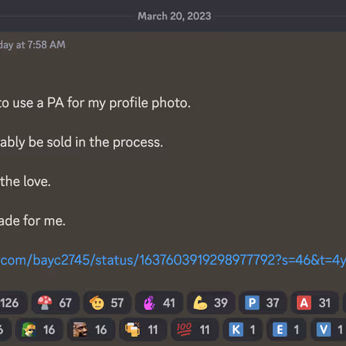 Forever going to use a PA for my profile photo