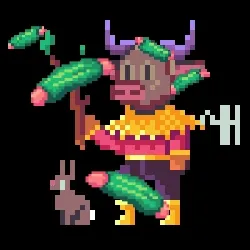 Hedge Wizard Brown Cow of the Steppe