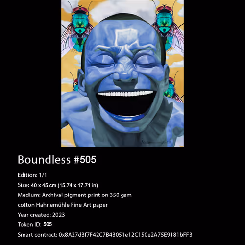 Yue Minjun Boundless Prints