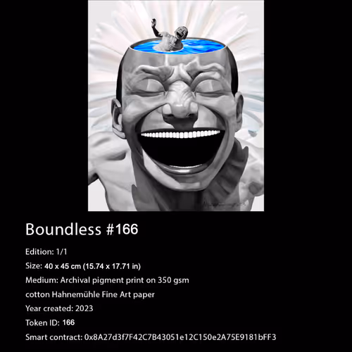 Yue Minjun Boundless Prints