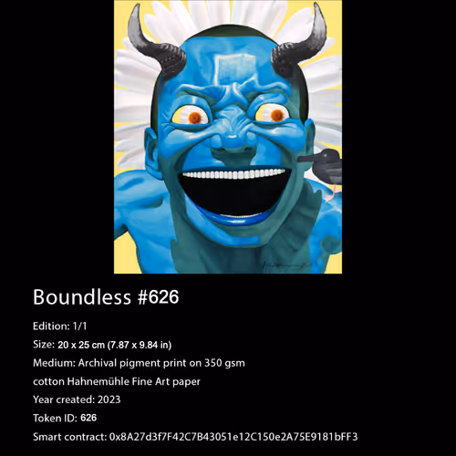Yue Minjun Boundless Prints