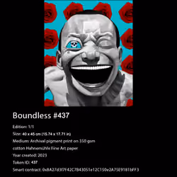 Certificate of Authenticity for Boundless NFT 437