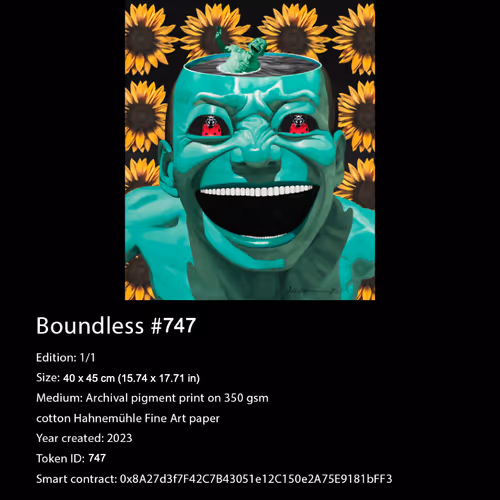 Yue Minjun Boundless Prints