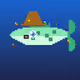 Sparkling Anime Fantail Guppy #9096