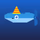 Anime Party Fantail Guppy #2595