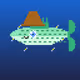 Thunder Anime Fantail Guppy #3343