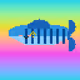 Star Chubby Fantail Guppy #8871