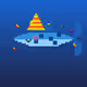 Sparkling Lovestruck Fantail Guppy #1135