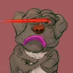 A sad frog dog #138
