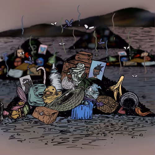 A Piles Of Rubbish