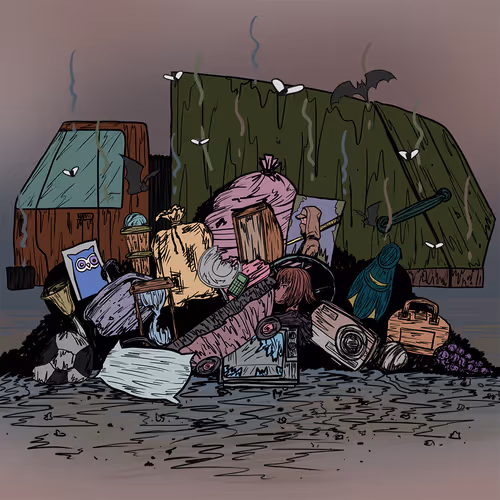 A Piles Of Rubbish