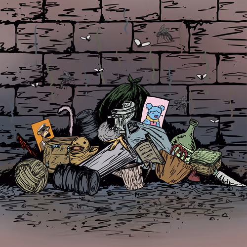 A Piles Of Rubbish
