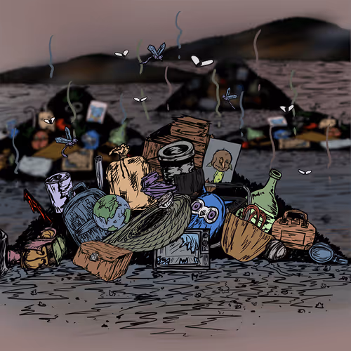 A Piles Of Rubbish
