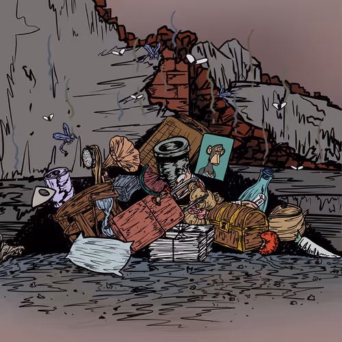 A Piles Of Rubbish