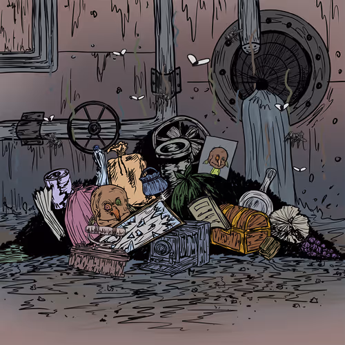 A Piles Of Rubbish