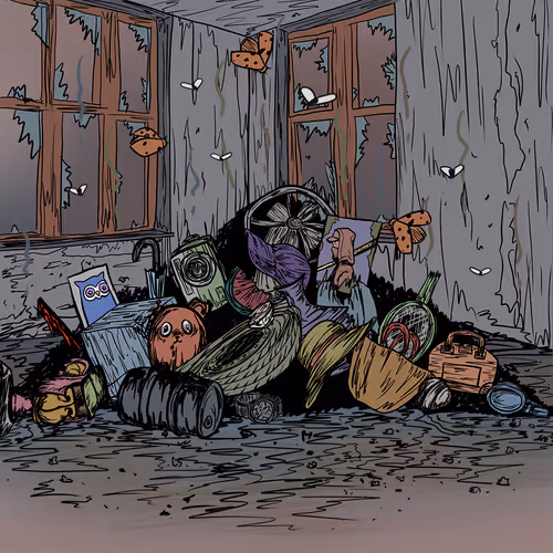 A Piles Of Rubbish